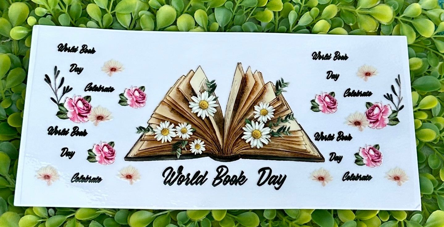 UV DTF Wraps for Sno Globe Tumblers (Books)