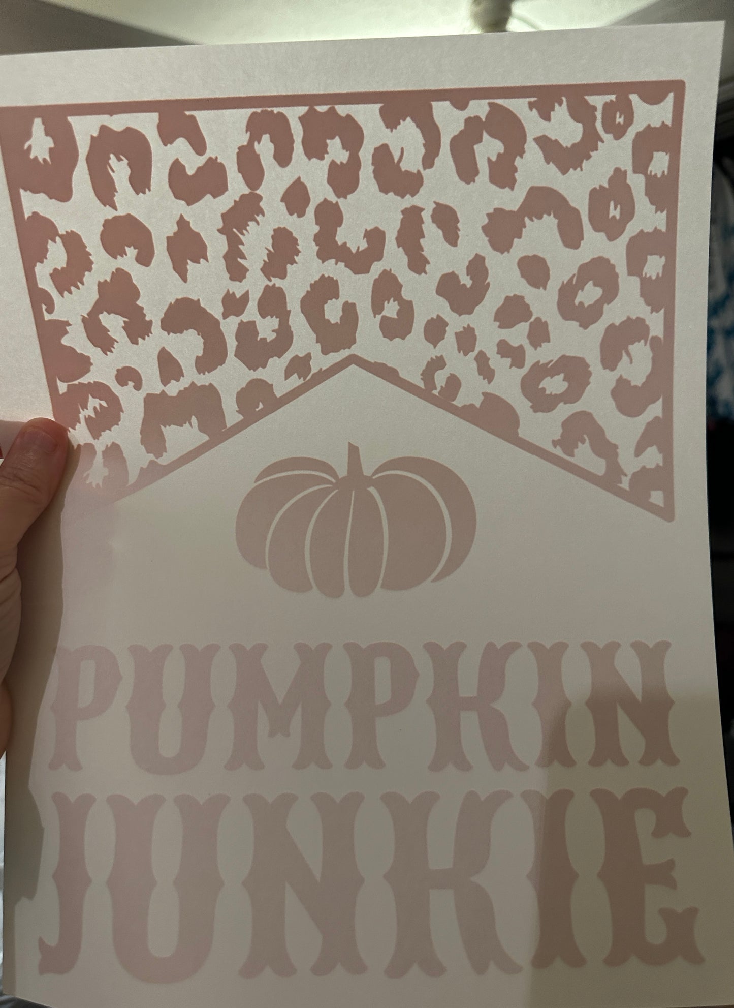 Pumpkin Junkie (burnt orange)