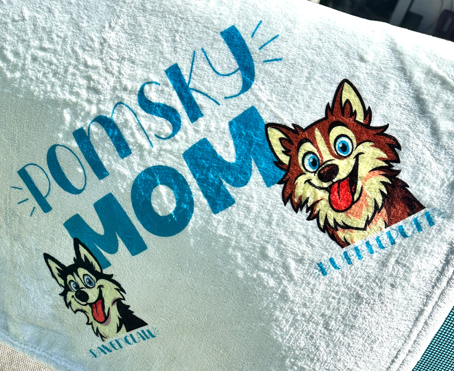 Custom throw blanket