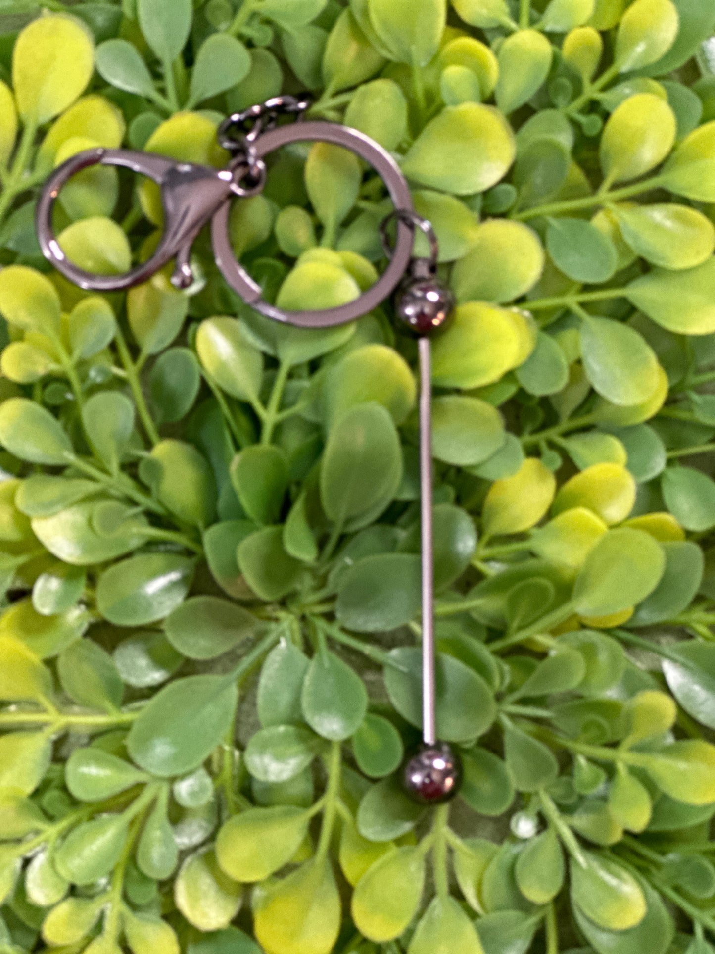 Custom Beaded Bar Keychain