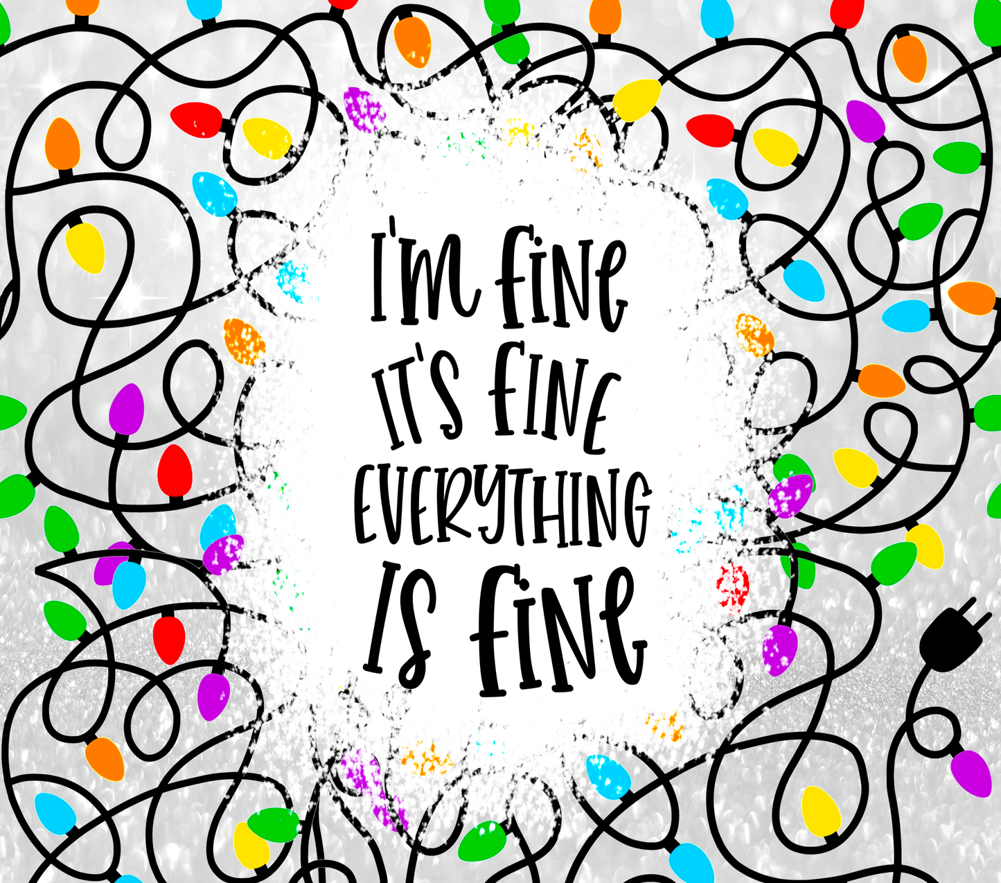 Christmas Lights Tumbler