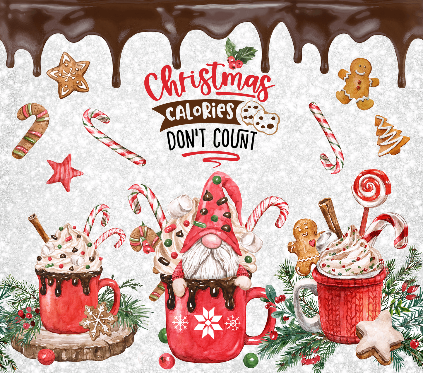 Christmas Calories Tumbler