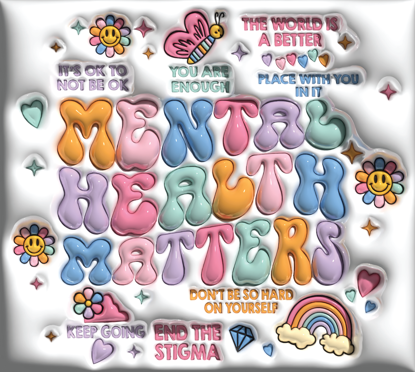 Mental Health Matters Puff Tumbler