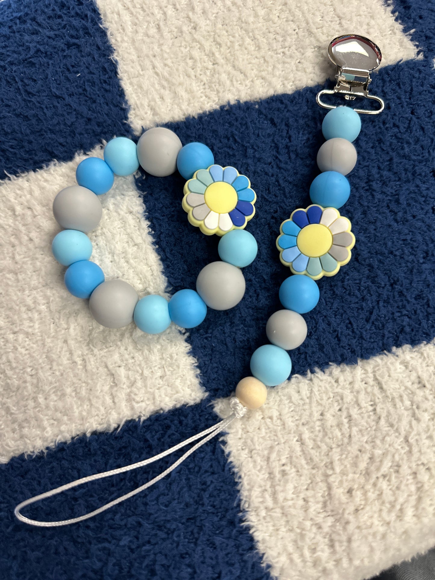 Blue Flower Baby Items