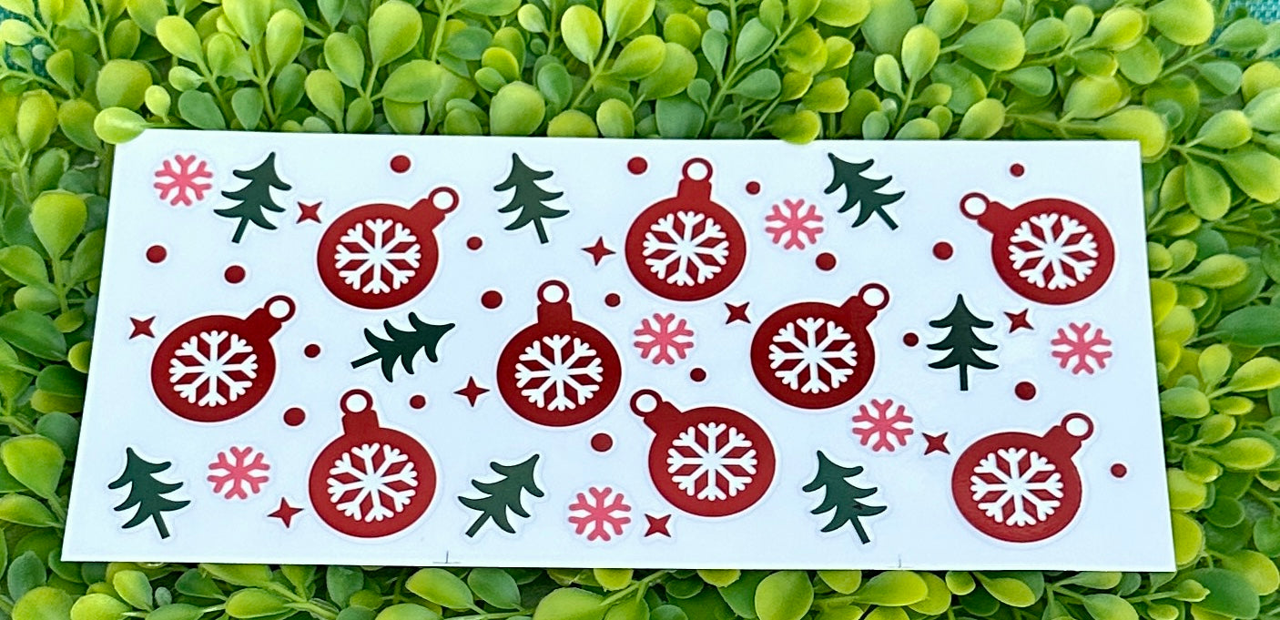 UV DTF Wraps for Sno Globe Tumblers (Christmas)