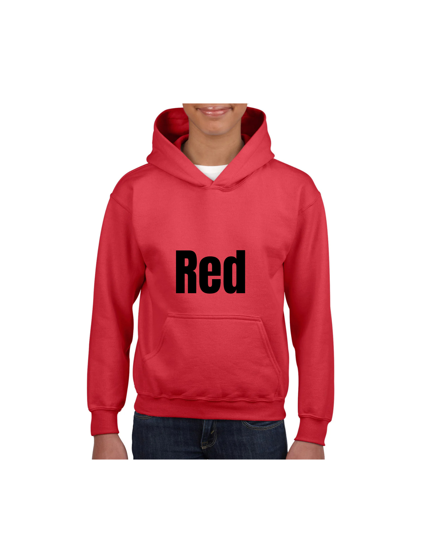 Custom DTF Gildan Youth Hoodie | Personalized Kids Fleece Pullover Sweatshirt – Soft Preshrunk, Double-Lined Hood