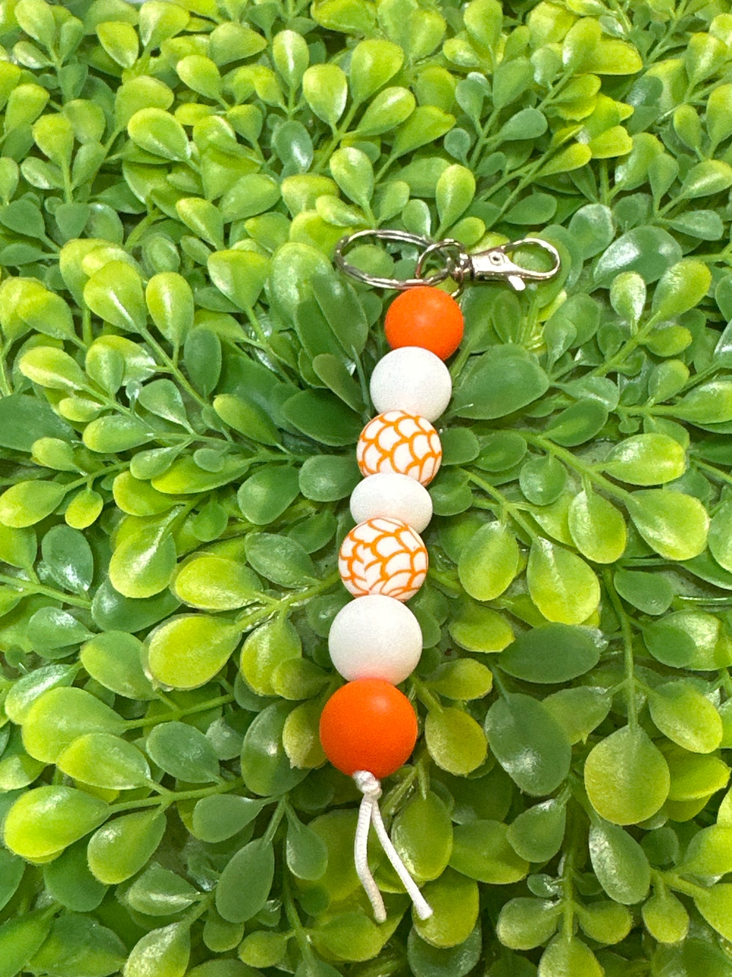 Orange Mermaid Keychain