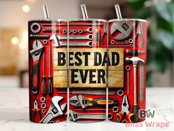 Best Dad Ever Red