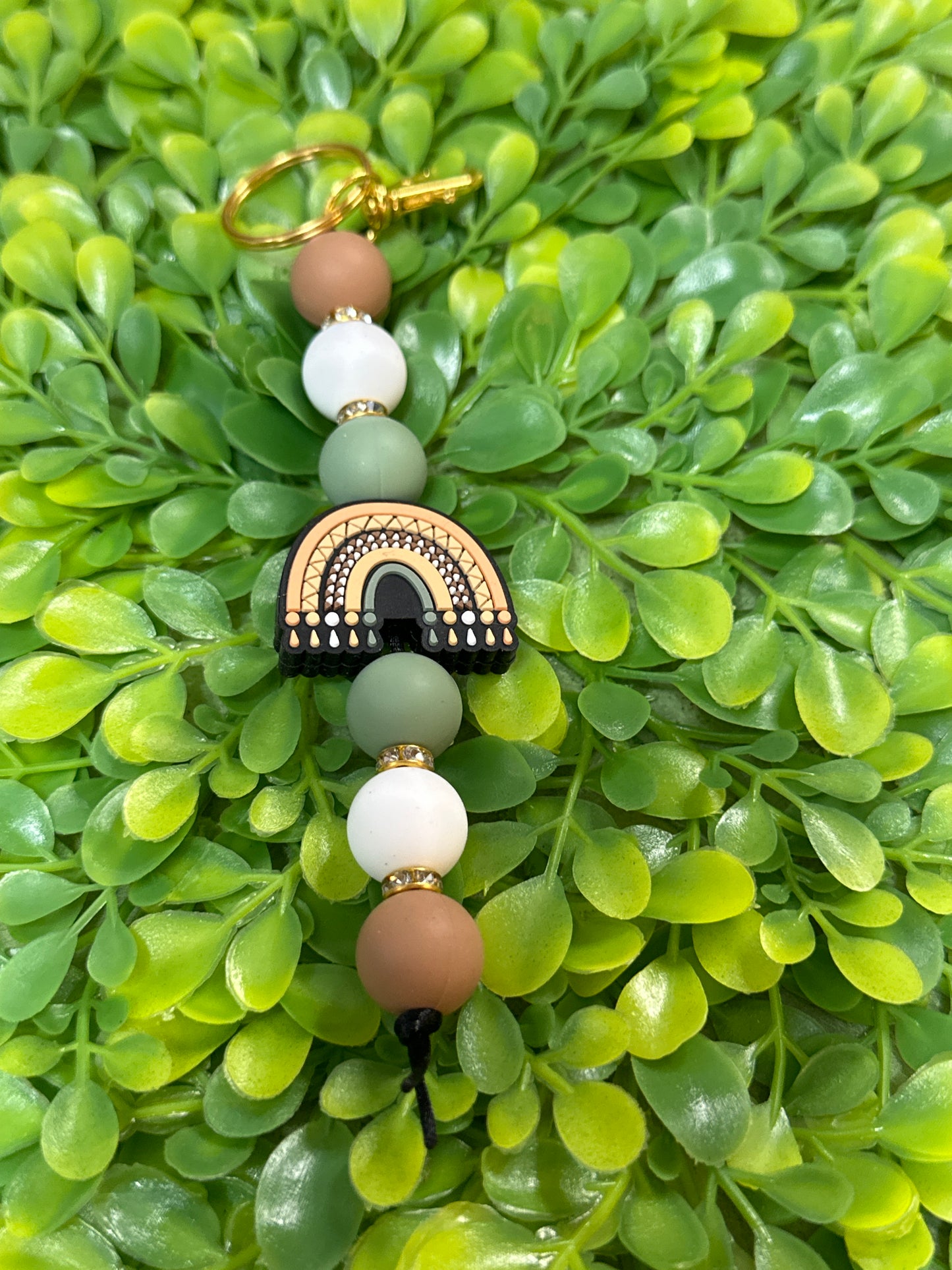 Boho Rainbow Keychain