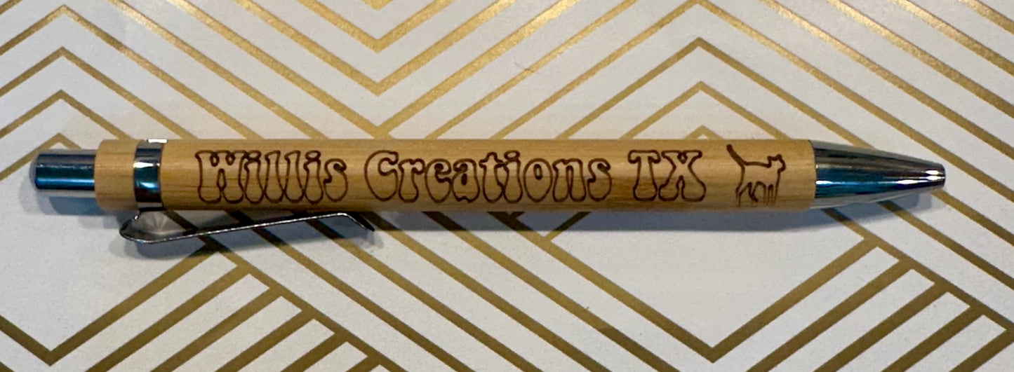 Bamboo Engravable Pen