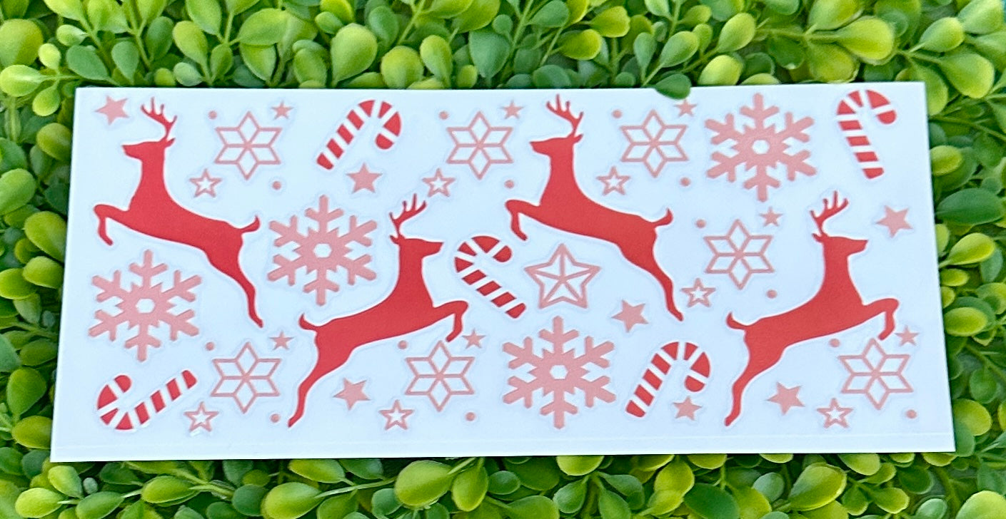 UV DTF Wraps for Sno Globe Tumblers (Christmas)