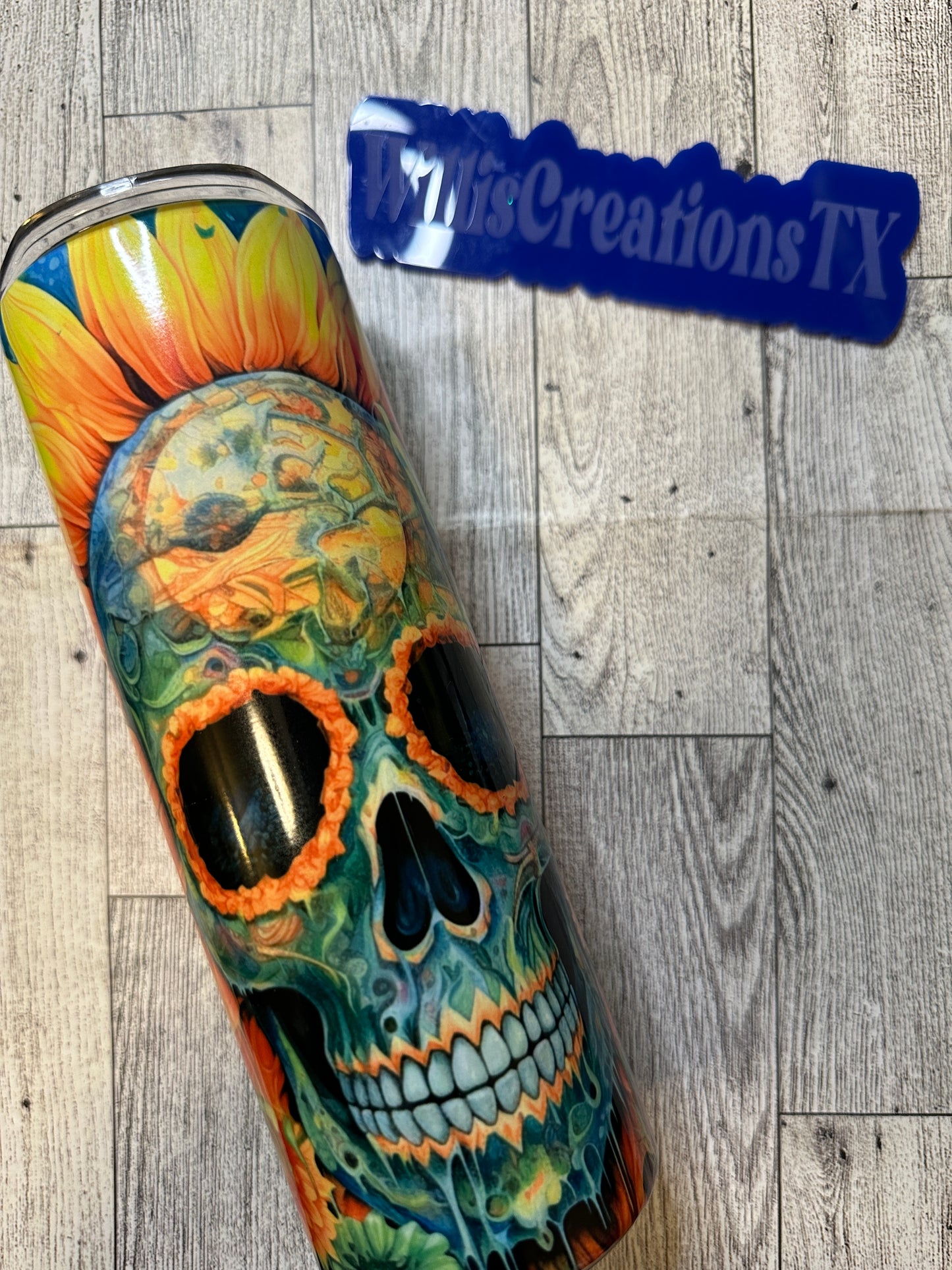 Sunflower Skellie Tumbler