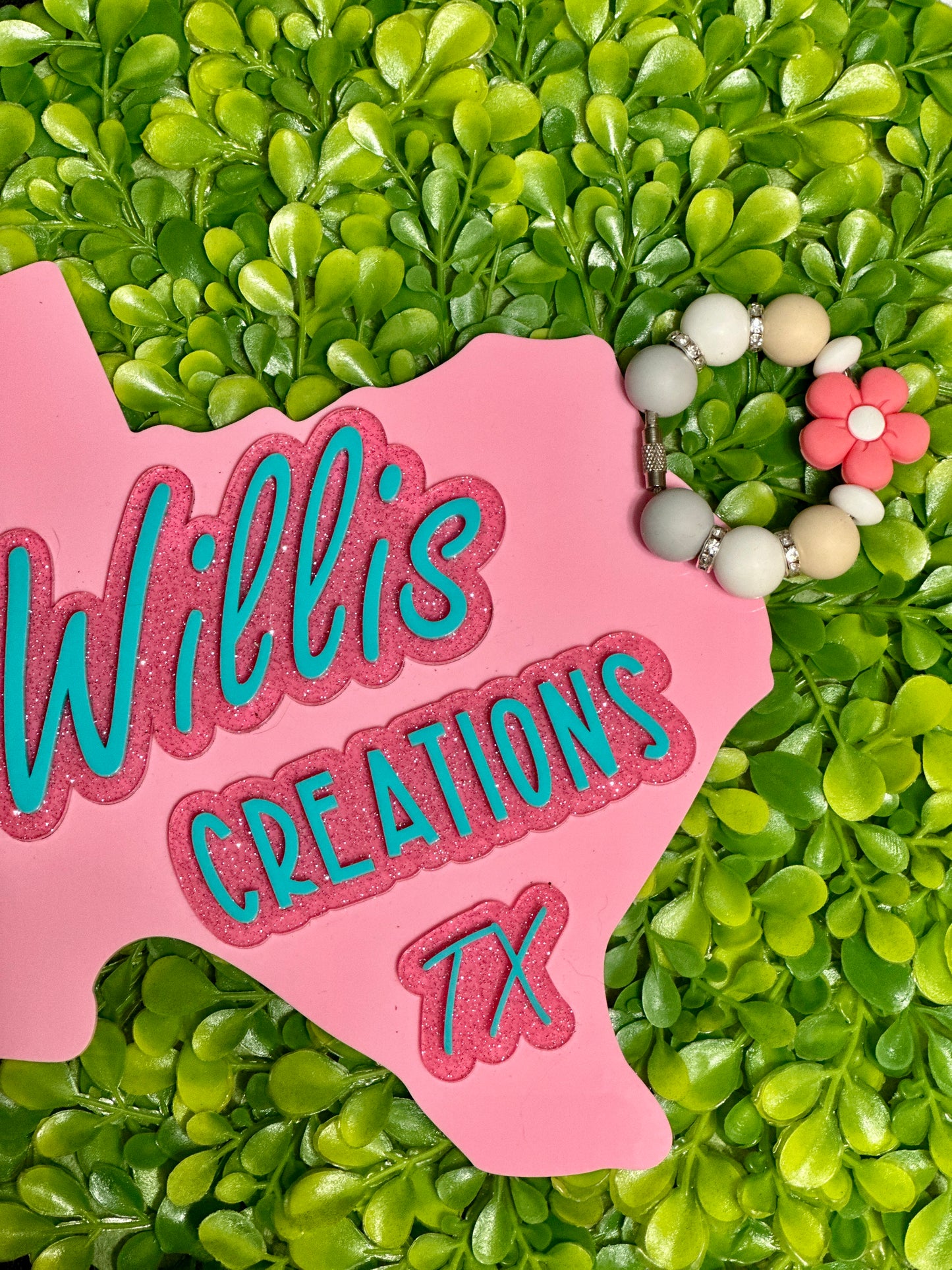 Pink Bubble Cup Charm