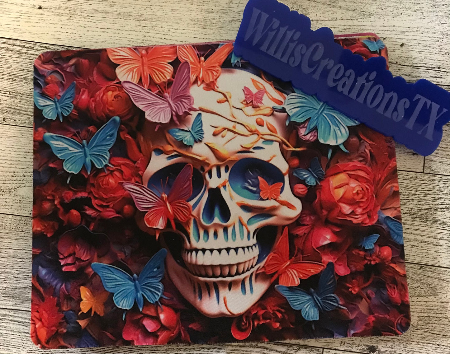 Butterfly Skull Mousepad