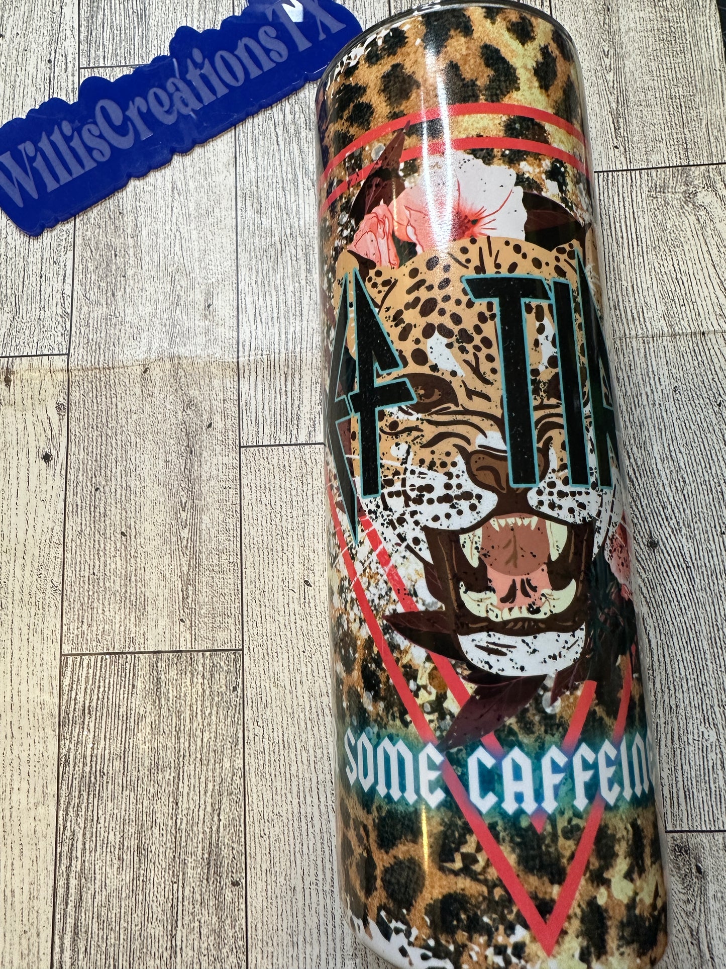 Def Tired Pour Some Caffeine on Me Tumbler