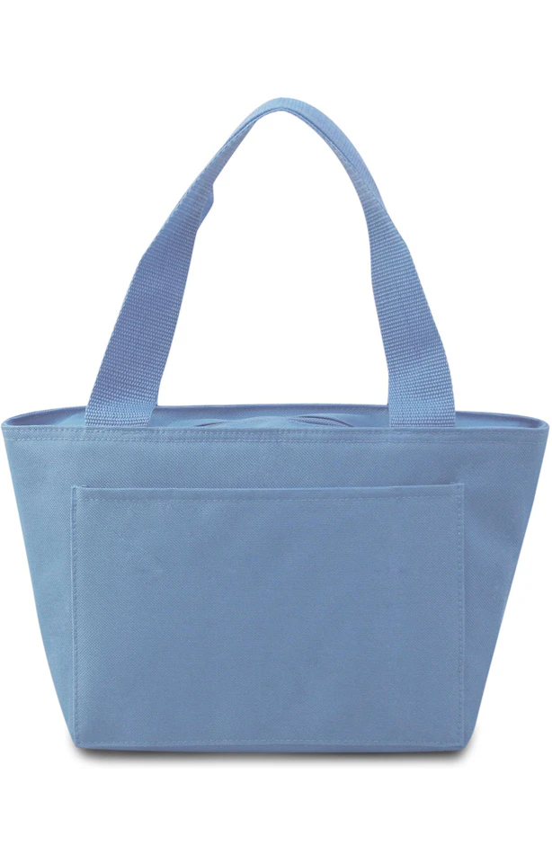 Lunch bag with personalized leather patch