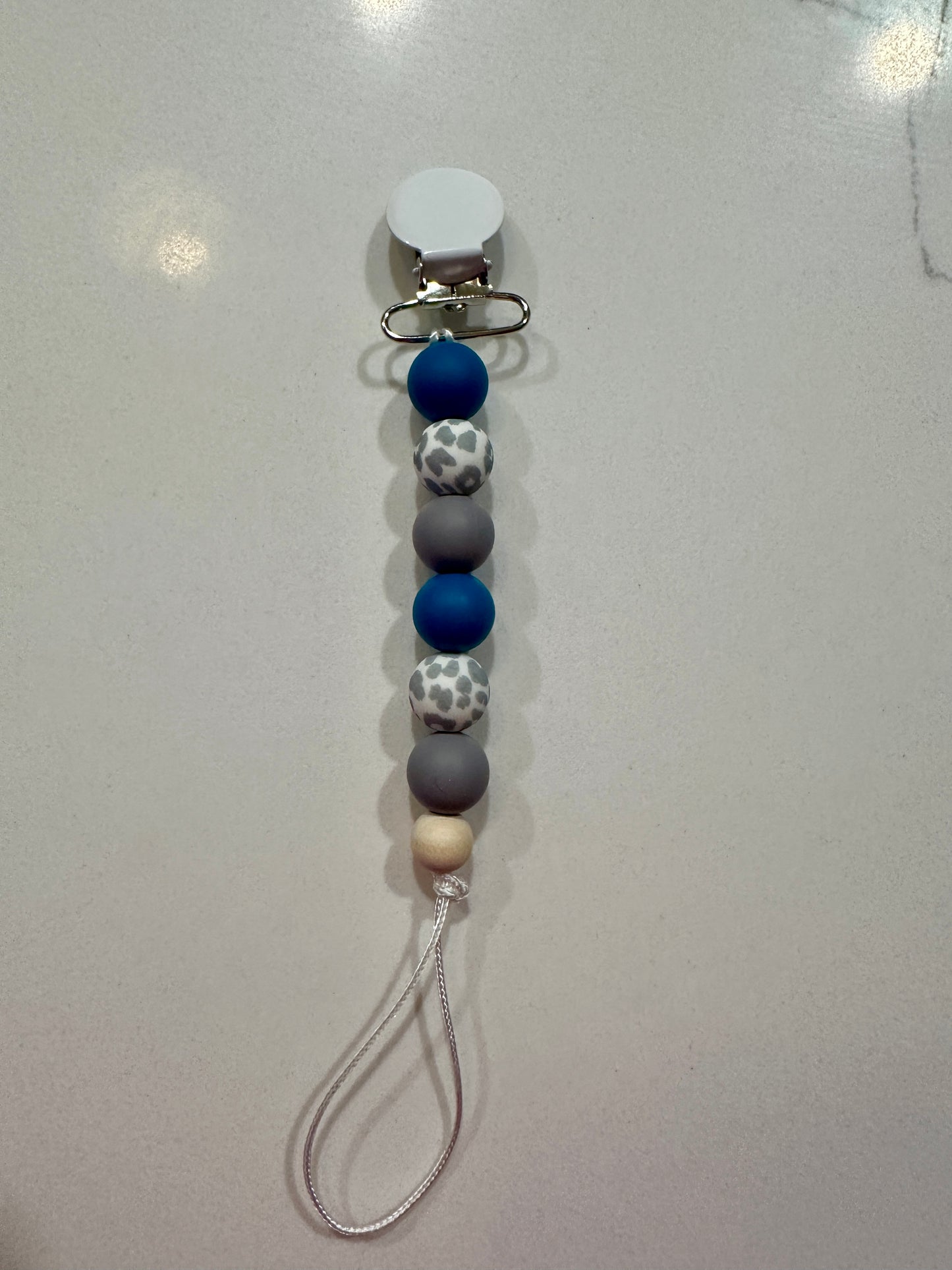 Teal Leopard Baby Items