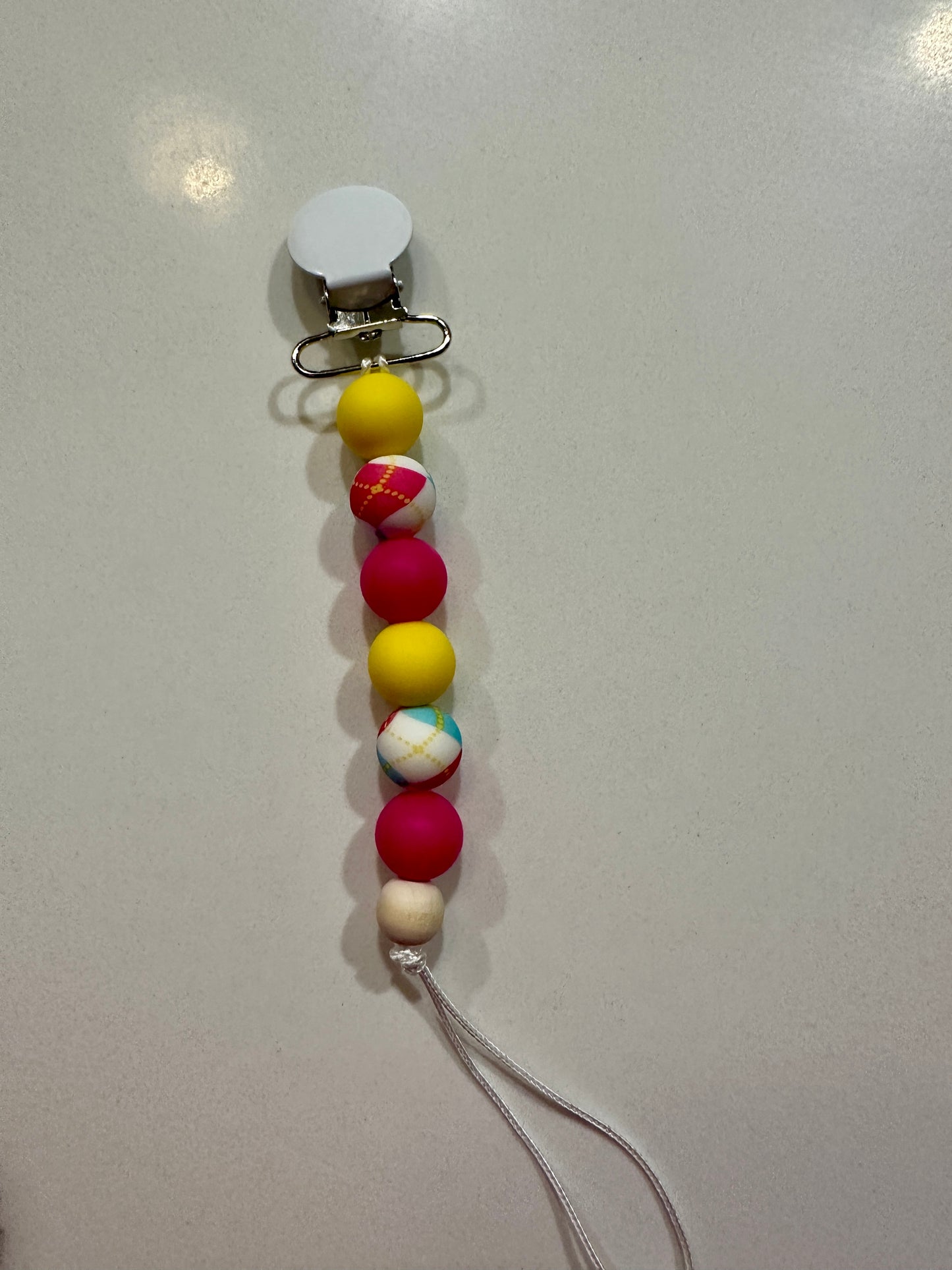 Pink and Blue Plaid Baby Items