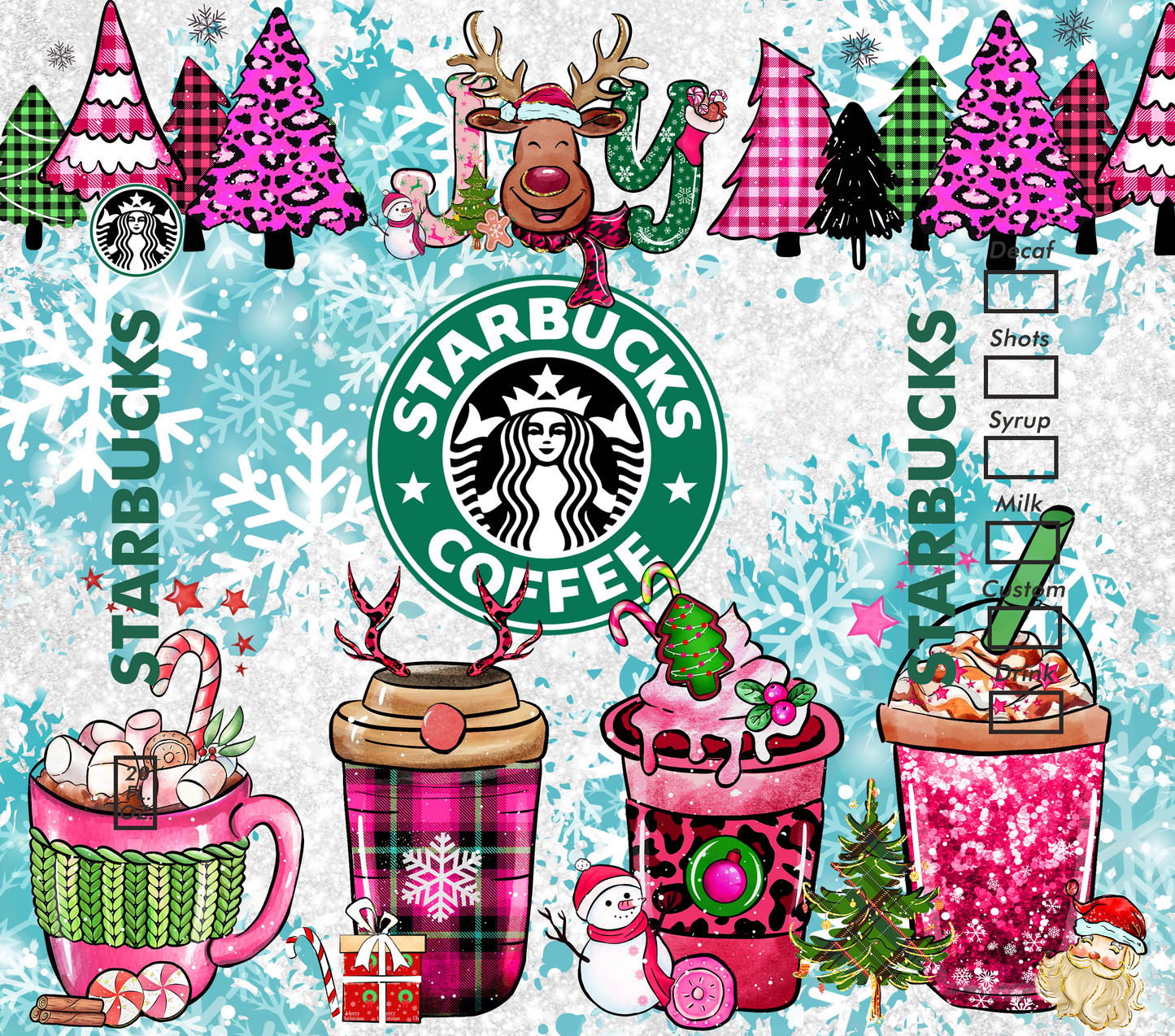 Starbies Christmas Tumbler