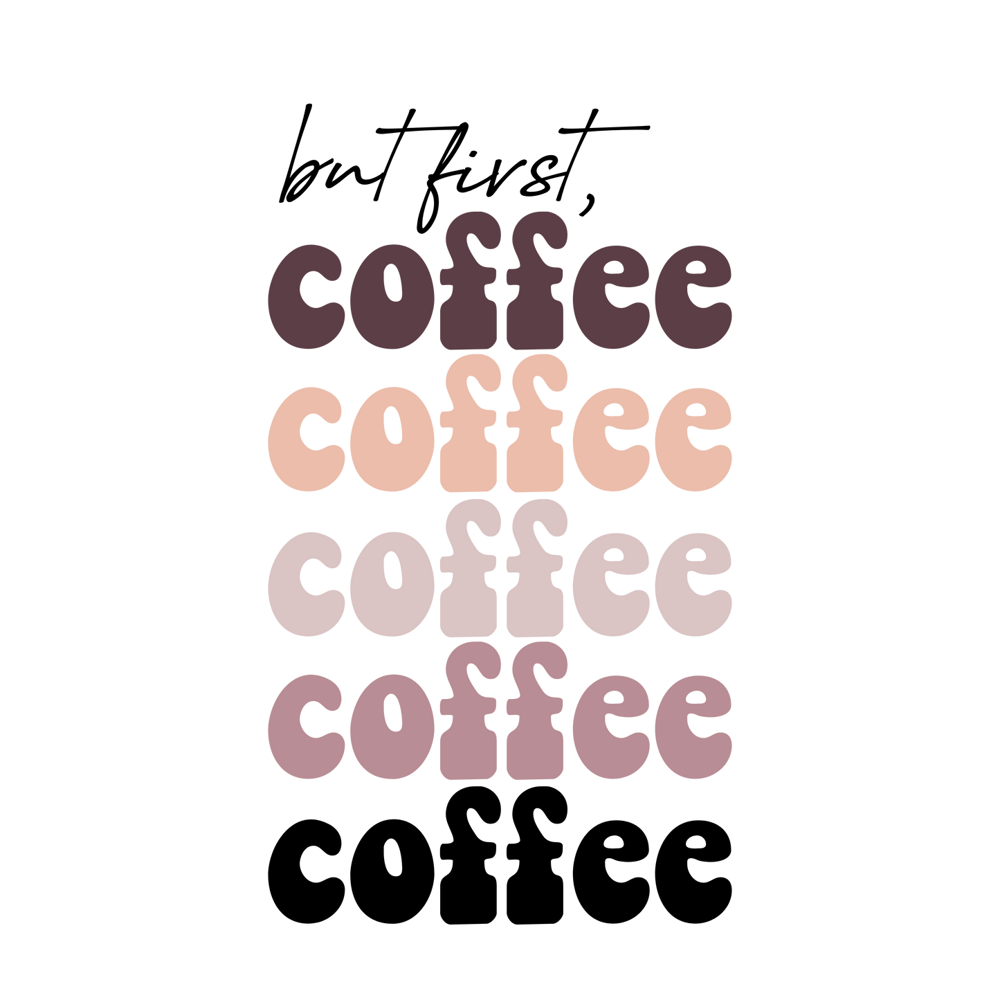 But First Coffee 16 oz libby - frosted