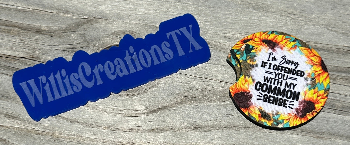 I Offended Car Coasters