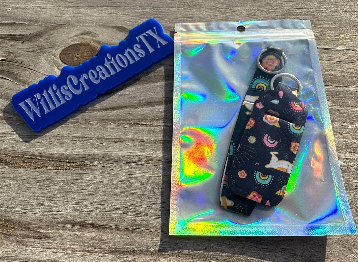 Dogs Chapstick Holder and Keystrap