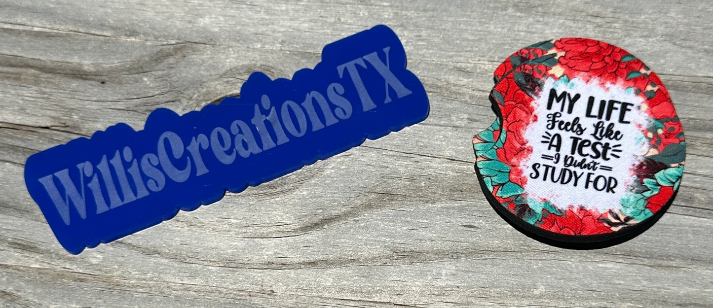 Life Test Car Coasters