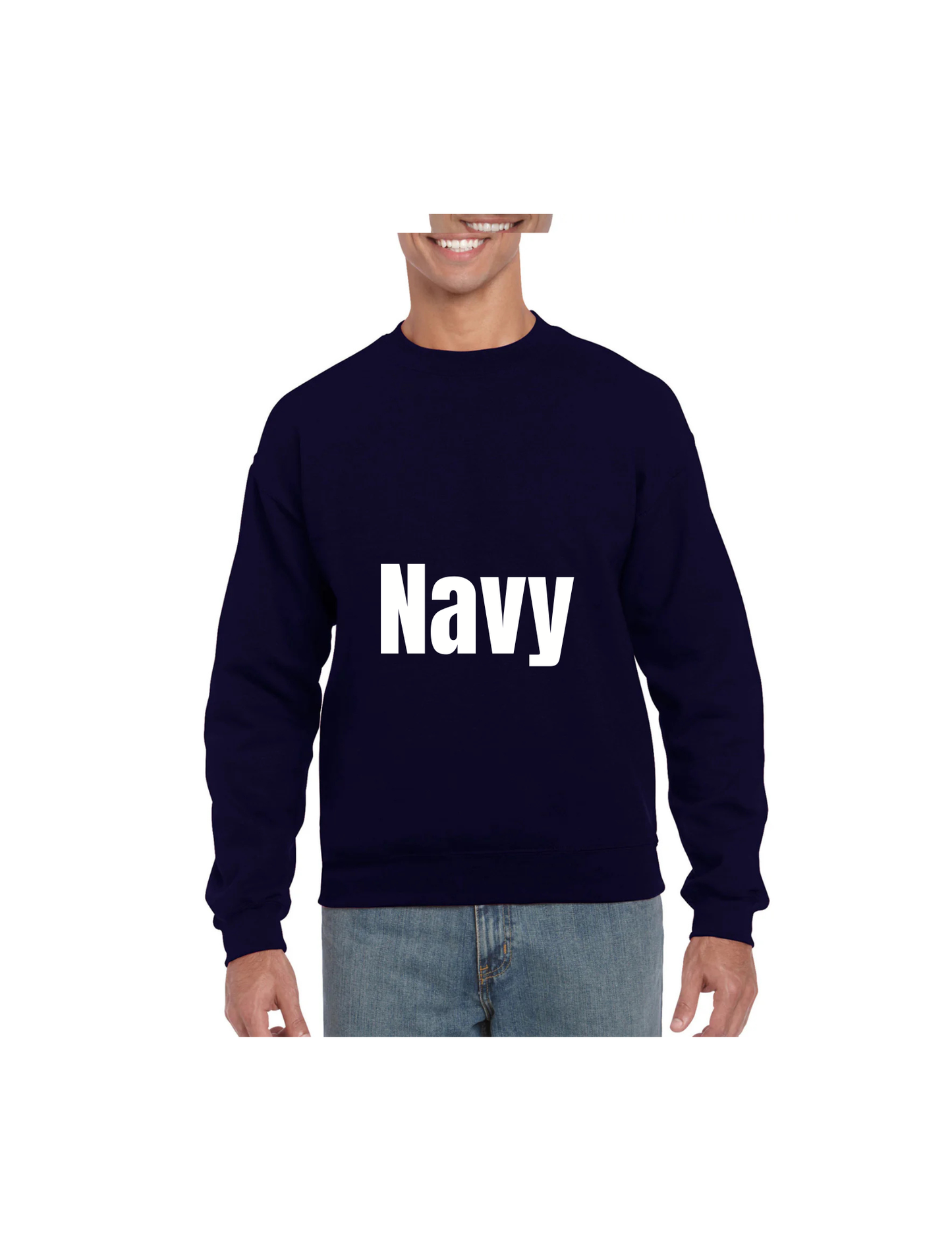 Custom DTF Gildan Adult Heavy Blend Long Sleeve Sweatshirt | Personalized Cotton/Poly Unisex Pullover Shirt