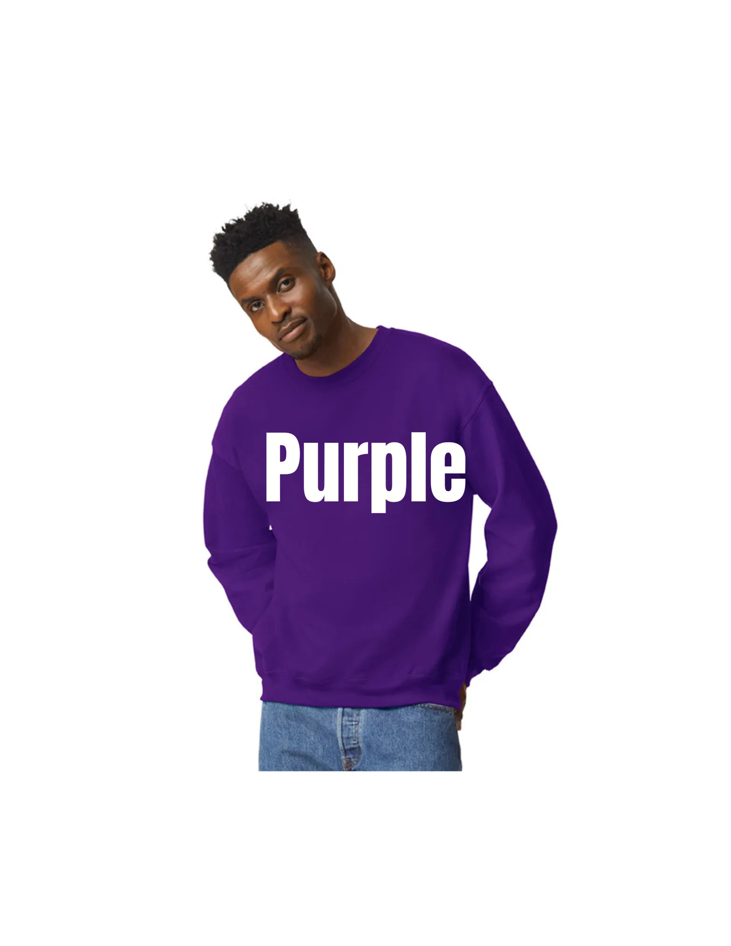 Custom DTF Gildan Adult Heavy Blend Long Sleeve Sweatshirt | Personalized Cotton/Poly Unisex Pullover Shirt