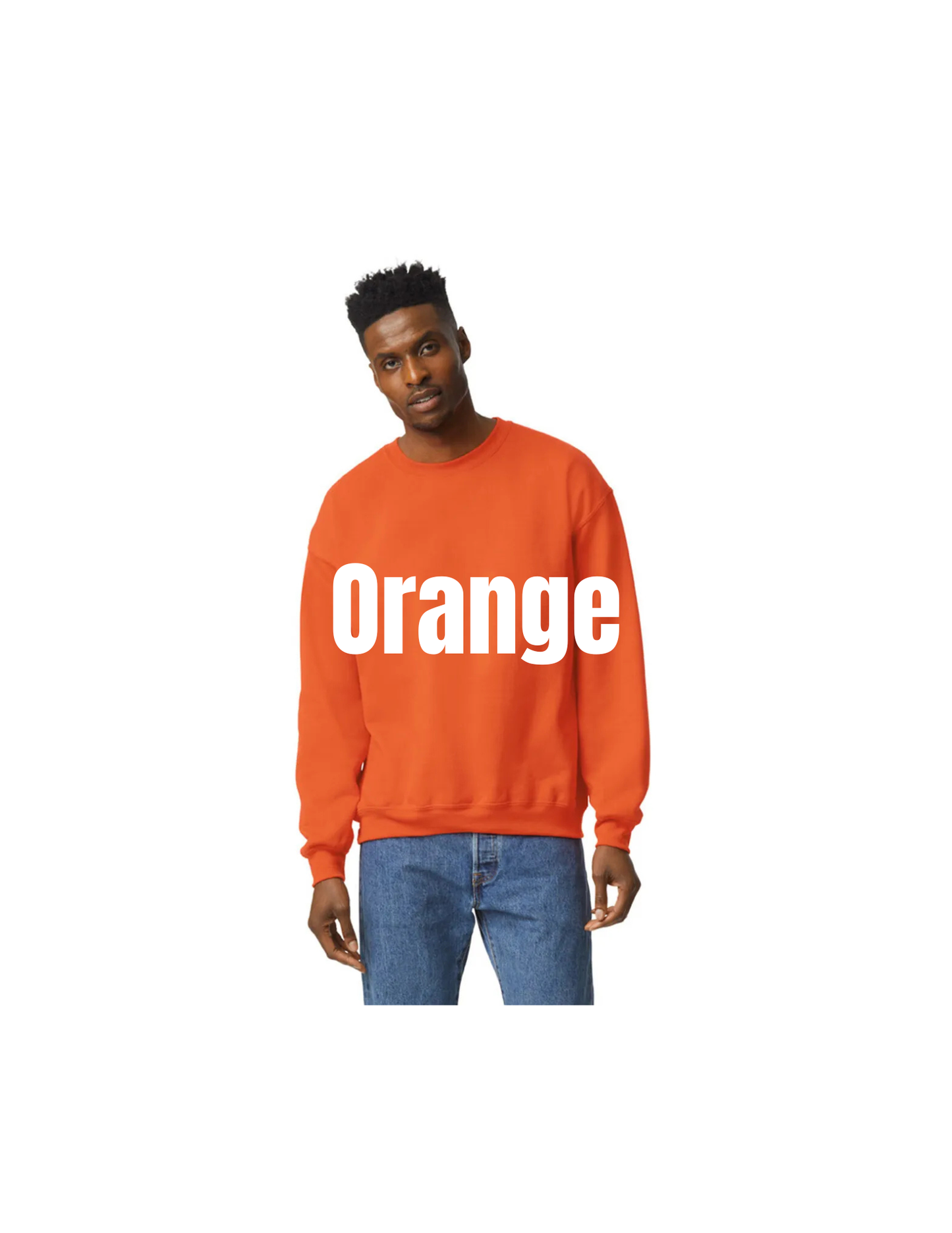 Custom DTF Gildan Adult Heavy Blend Long Sleeve Sweatshirt | Personalized Cotton/Poly Unisex Pullover Shirt