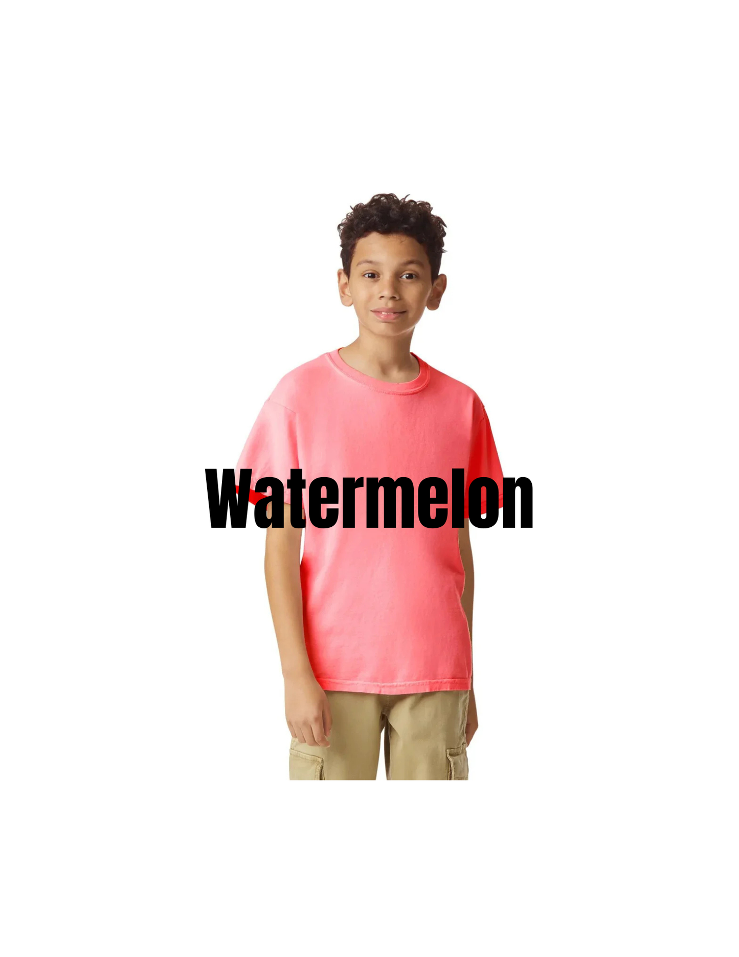 Custom Youth Comfort Colors 9018 T-Shirt | Personalized DTF Printed Kids Tee | Garment Dyed Vintage Style Heavyweight Cotton Shirt