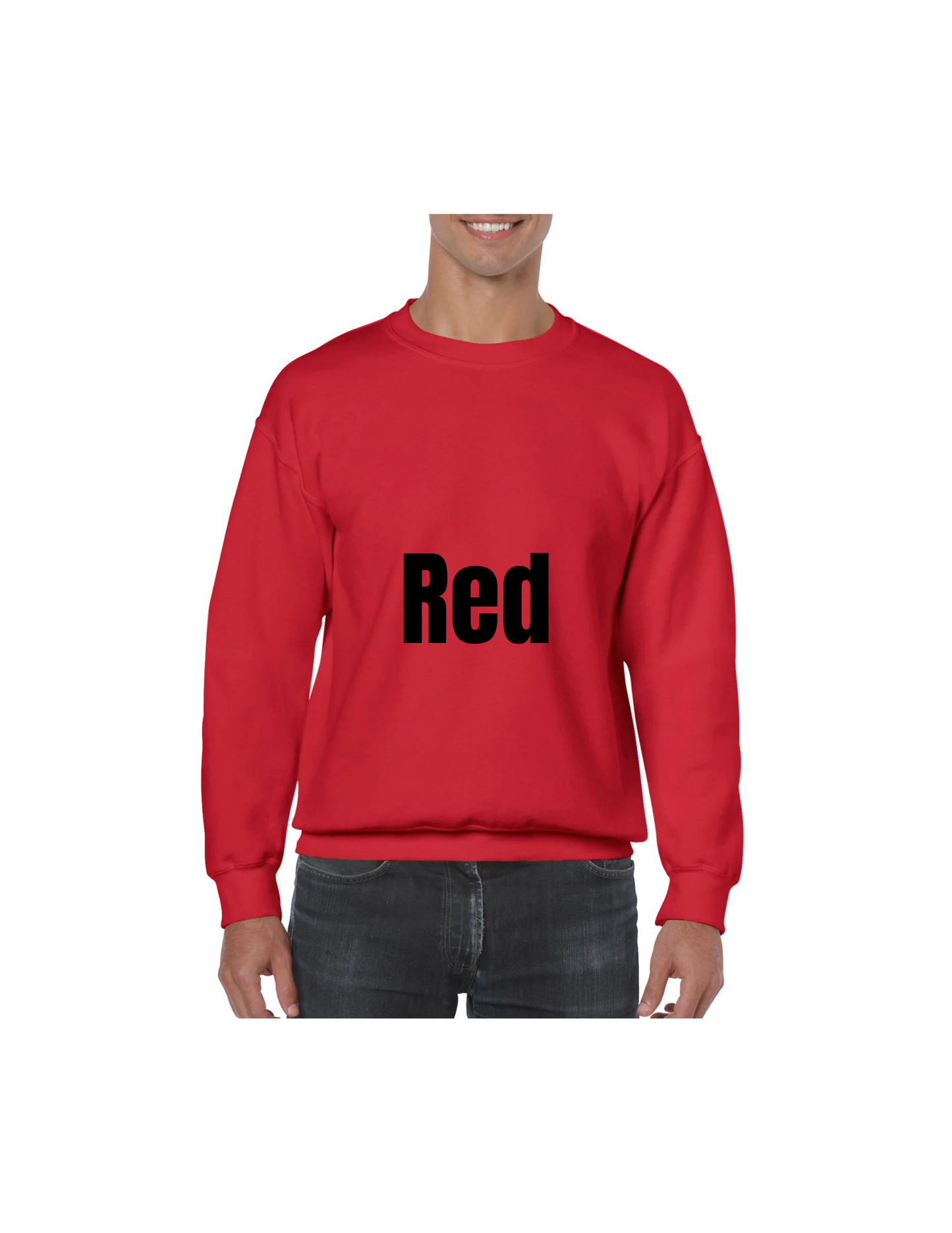 Custom DTF Gildan Adult Heavy Blend Long Sleeve Sweatshirt | Personalized Cotton/Poly Unisex Pullover Shirt