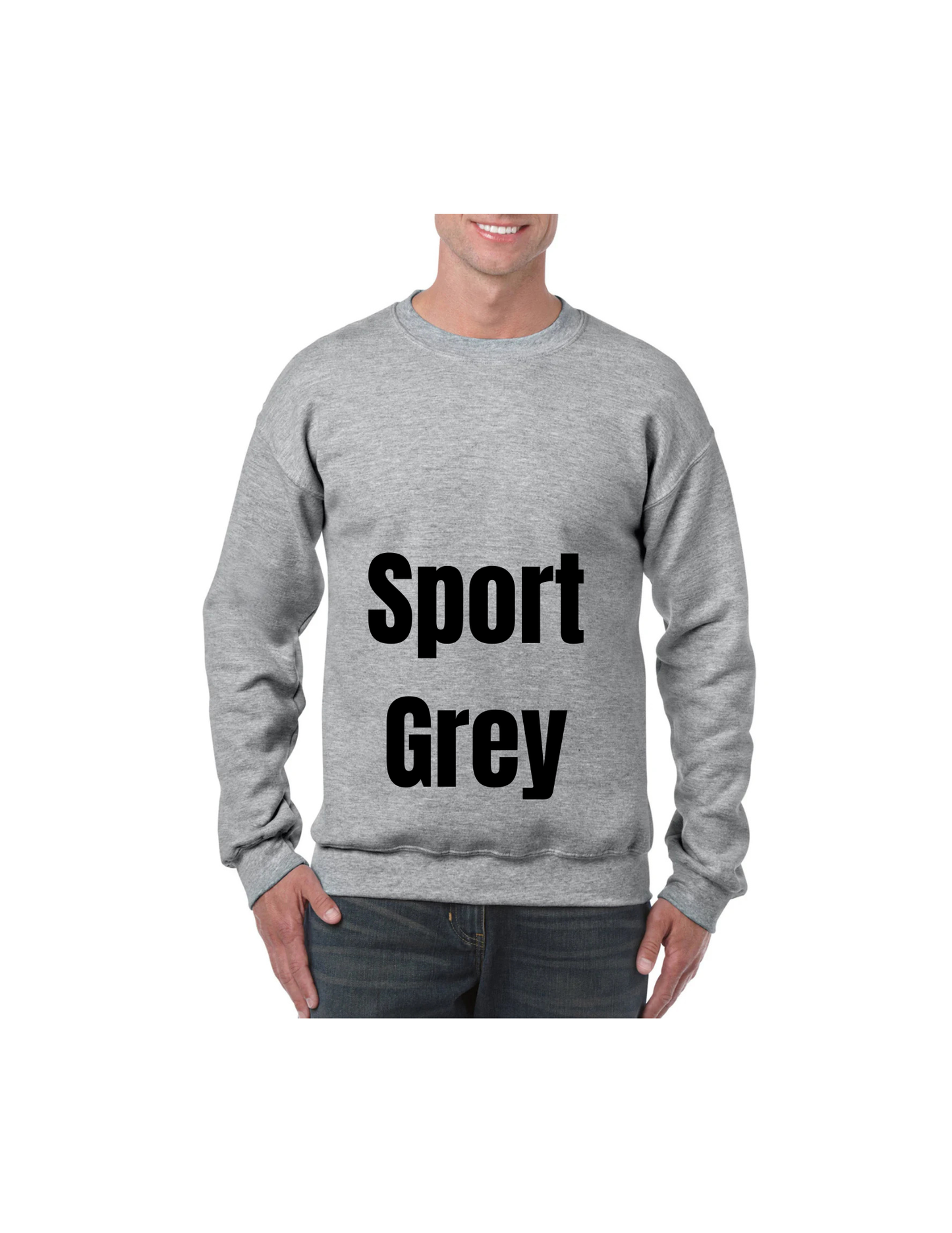 Custom DTF Gildan Adult Heavy Blend Long Sleeve Sweatshirt | Personalized Cotton/Poly Unisex Pullover Shirt
