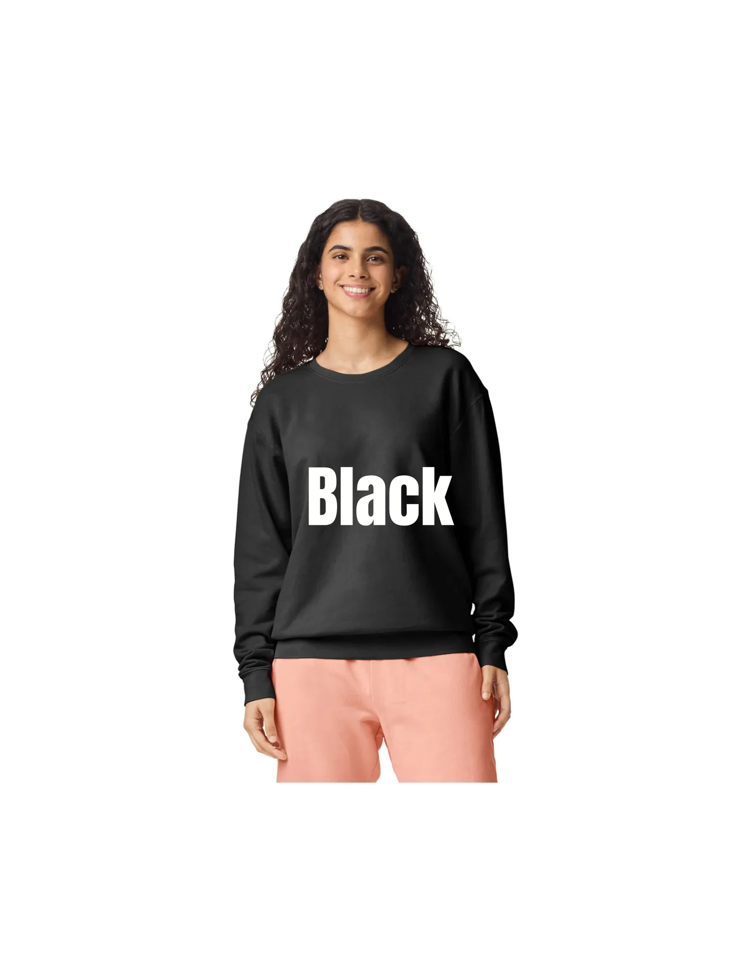Custom Comfort Colors Crewneck Sweatshirt – Personalized DTF Printed Pullover, Garment Dyed Vintage Style, Soft Ring-Spun Cotton Unisex Sweatshirt