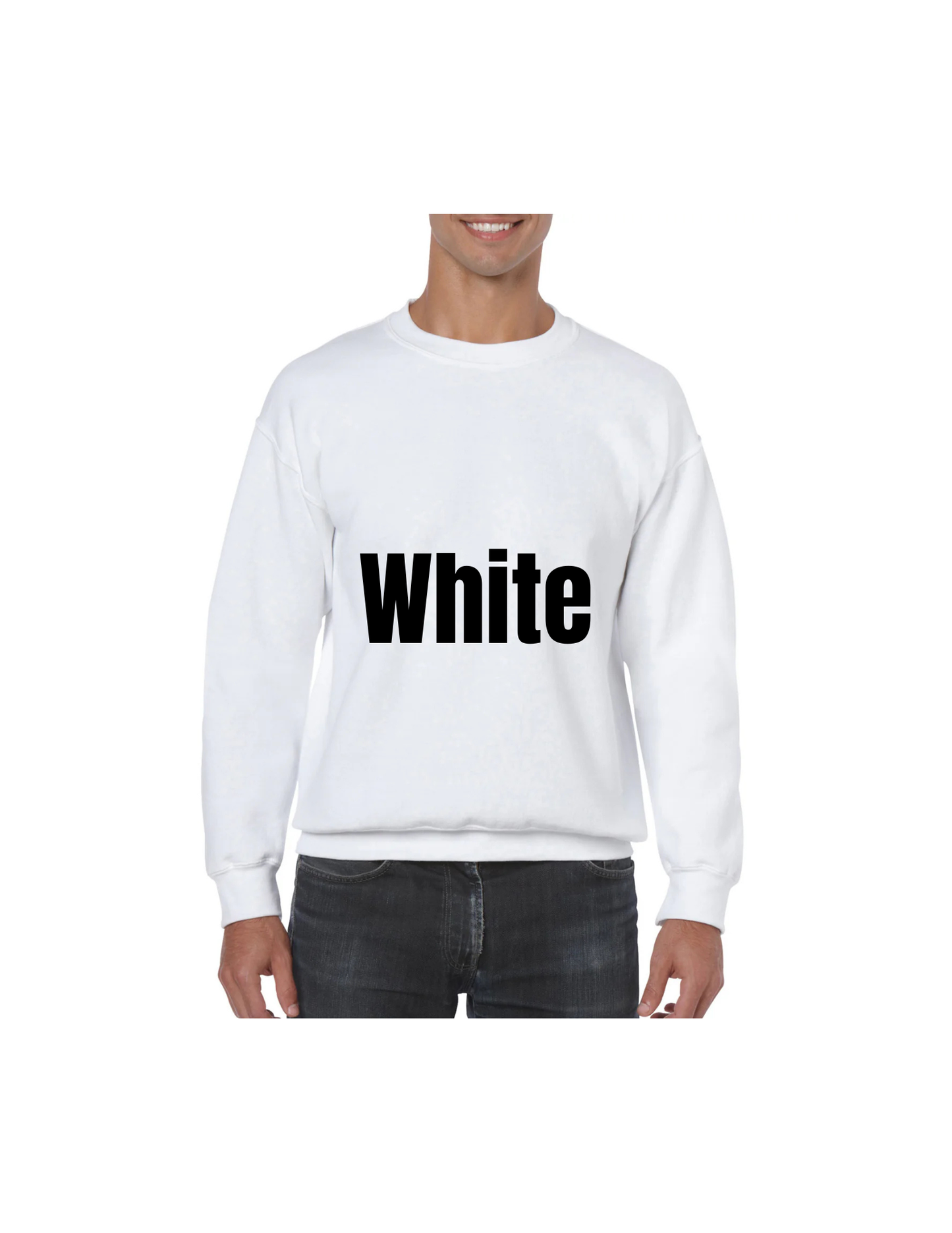 Custom DTF Gildan Adult Heavy Blend Long Sleeve Sweatshirt | Personalized Cotton/Poly Unisex Pullover Shirt