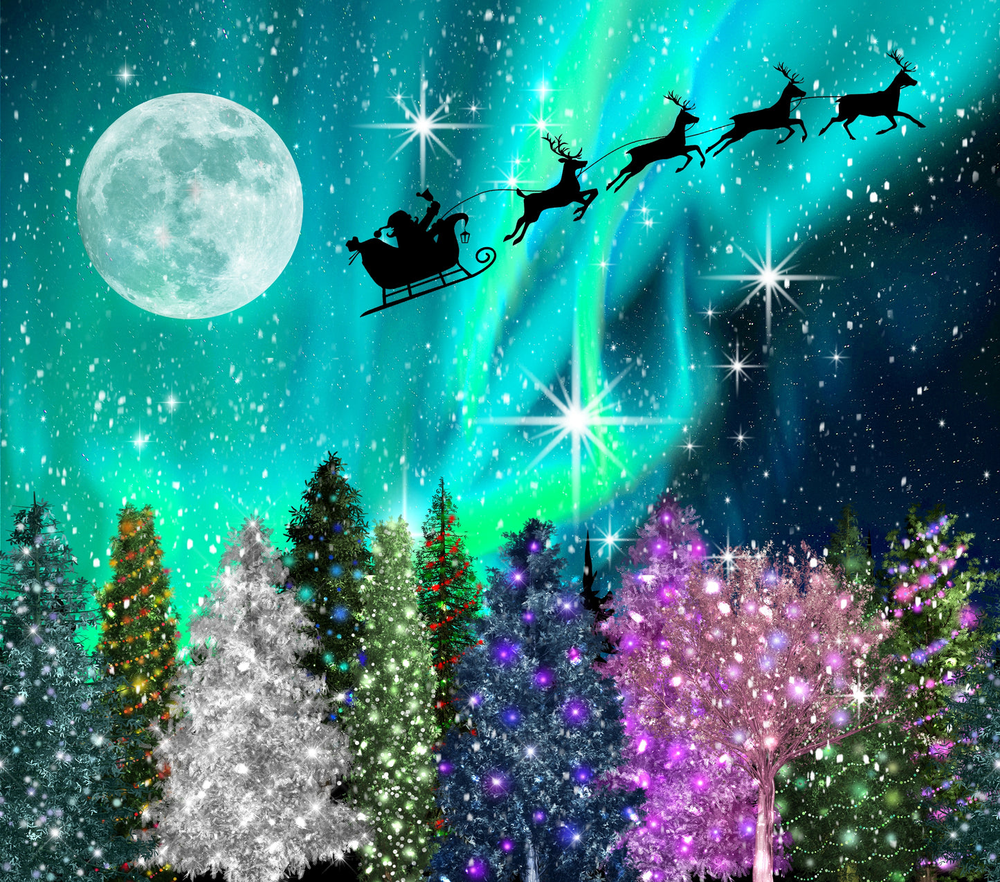 Northern Lights Christmas Tumbler