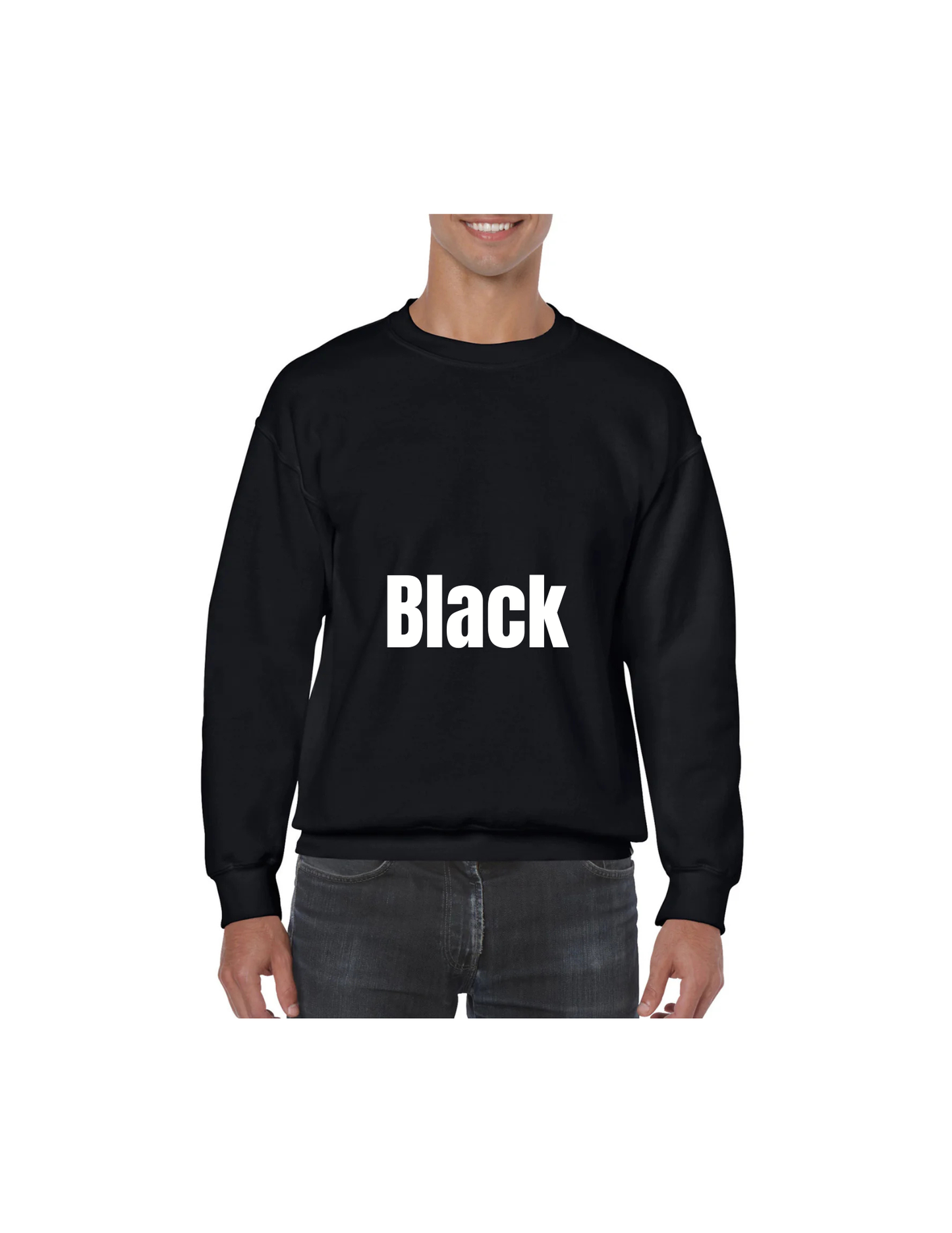 Custom DTF Gildan Adult Heavy Blend Long Sleeve Sweatshirt | Personalized Cotton/Poly Unisex Pullover Shirt