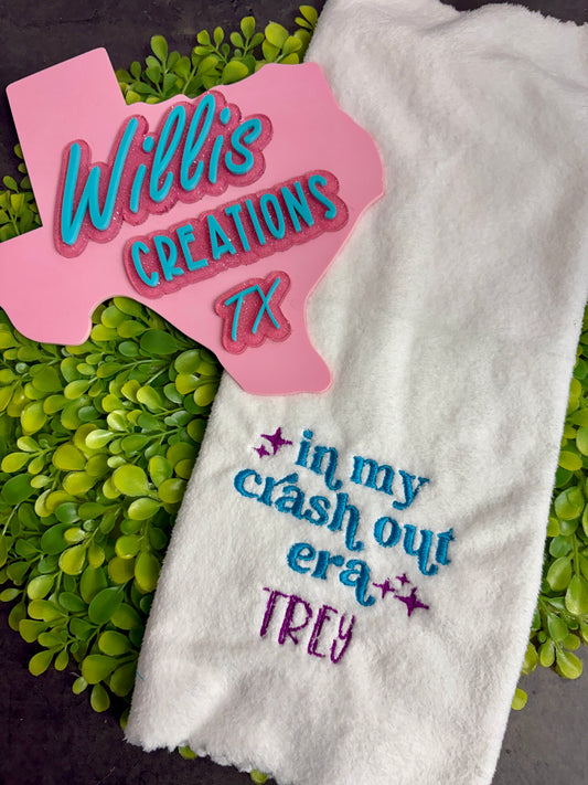 Custom Embroidered Microfiber Baby Burp Cloth | Personalized Soft Absorbent Infant Burp Cloth Gift