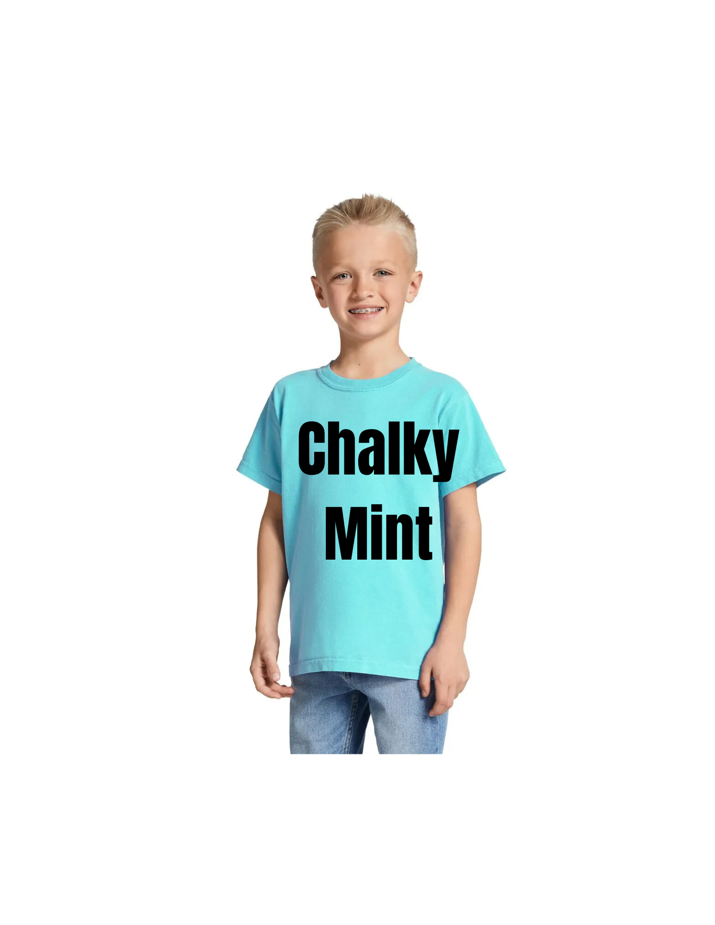 Custom Youth Comfort Colors 9018 T-Shirt | Personalized DTF Printed Kids Tee | Garment Dyed Vintage Style Heavyweight Cotton Shirt