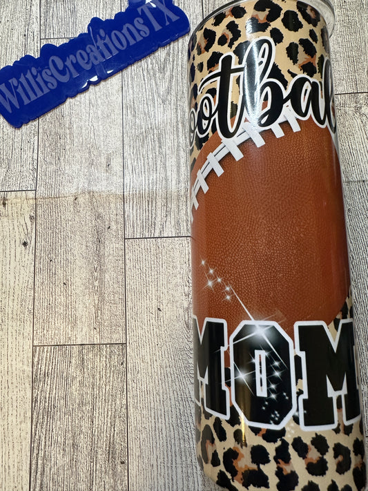 Football Mom Tumbler