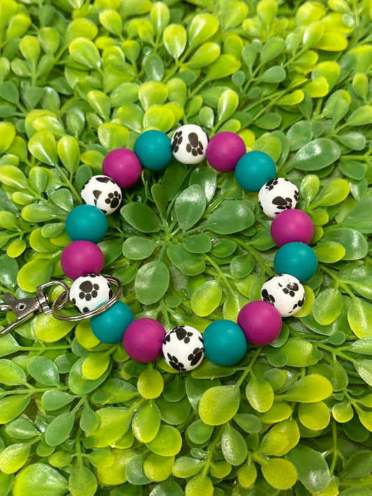 Paw Print Wristlet