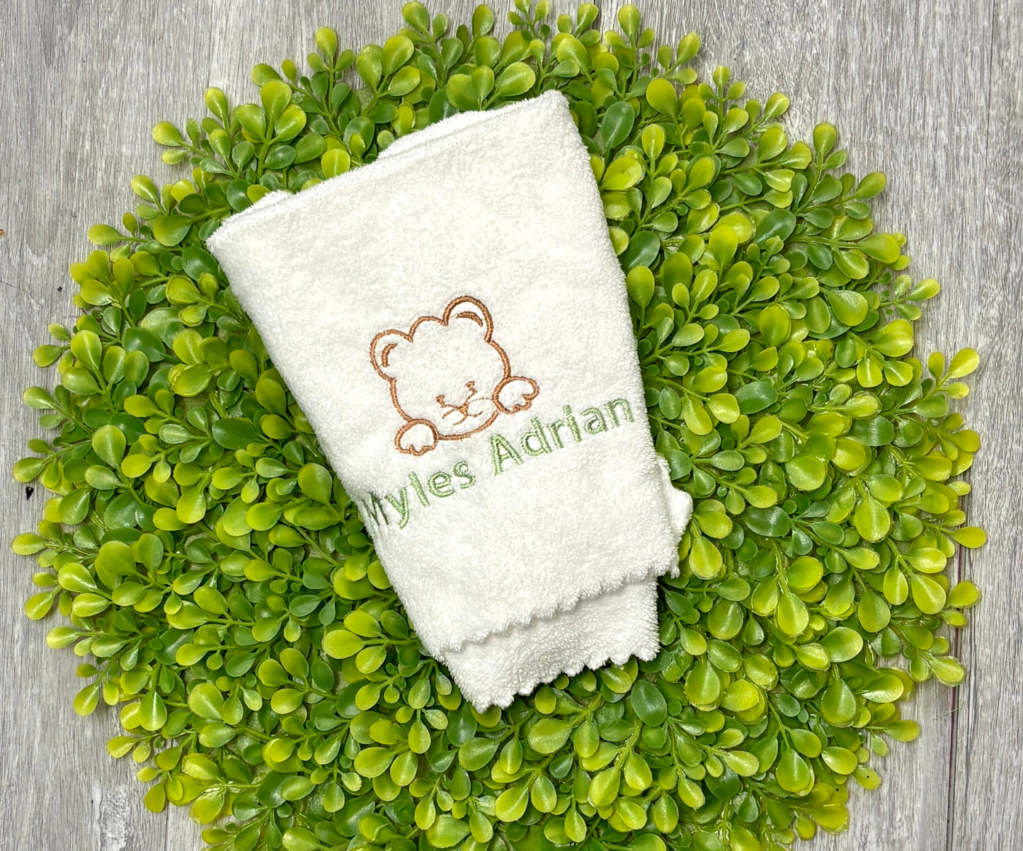 Custom Embroidered Microfiber Baby Burp Cloth | Personalized Soft Absorbent Infant Burp Cloth Gift