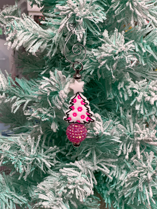 Flowered Tree Christmas Ornament