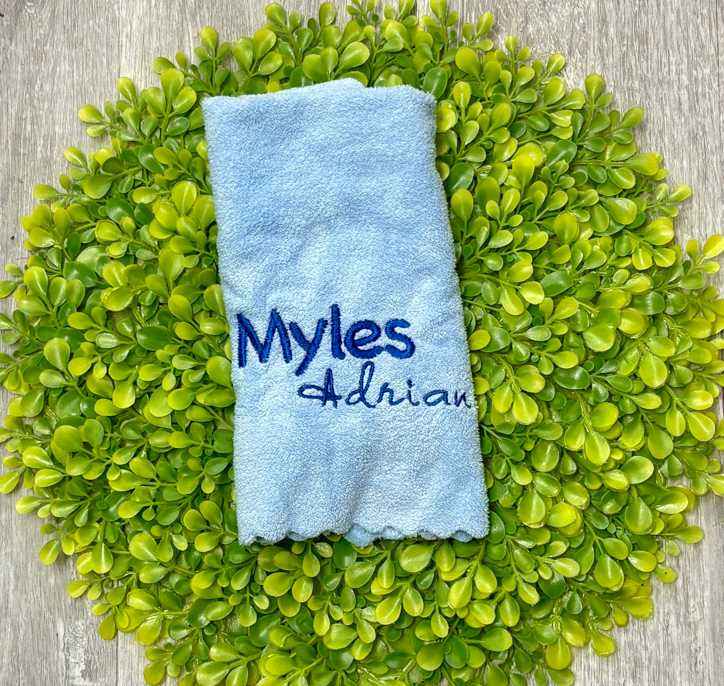 Custom Embroidered Microfiber Baby Burp Cloth | Personalized Soft Absorbent Infant Burp Cloth Gift
