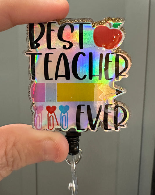 Best Teacher Ever Badge Reel