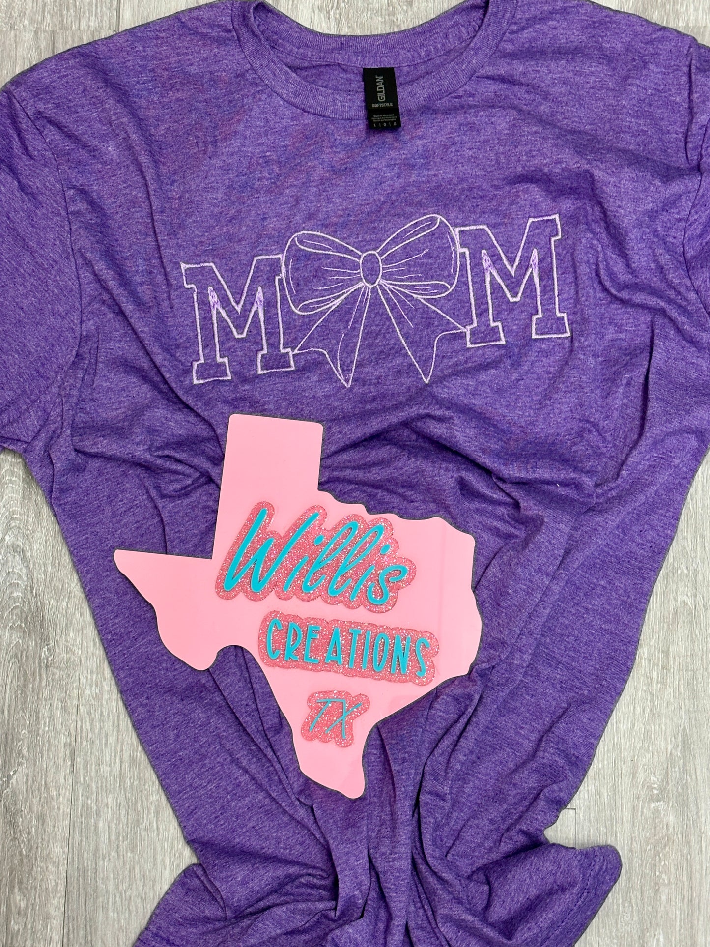 Custom Embroidered Mama Shirt