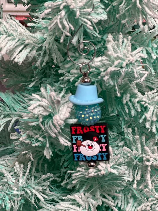 Frosty Christmas Ornament