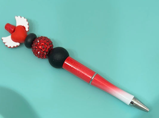 Red heart with Wings