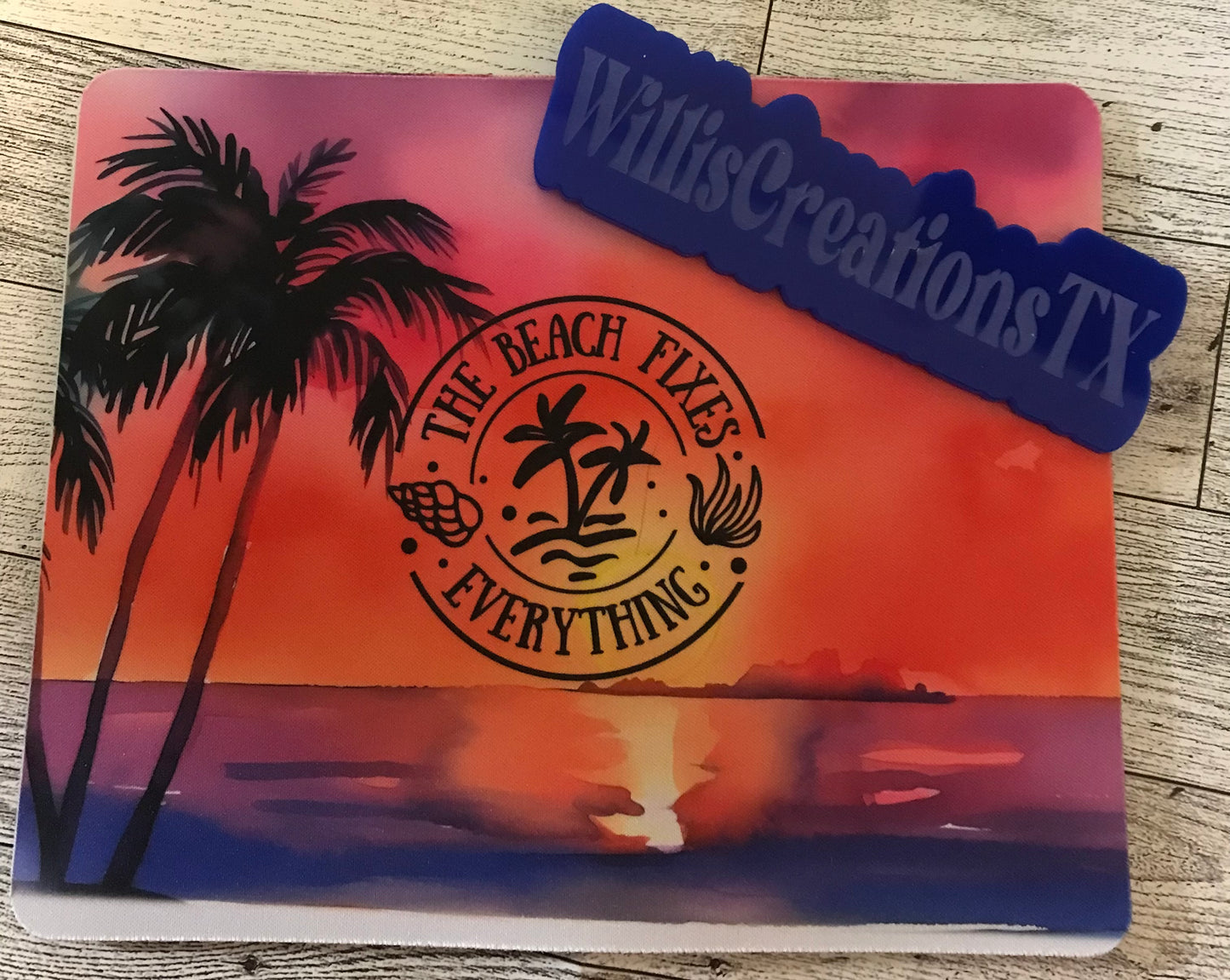 The Beach Fixes Everything Mousepad