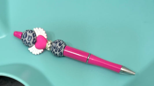 Pink Heart with Wings